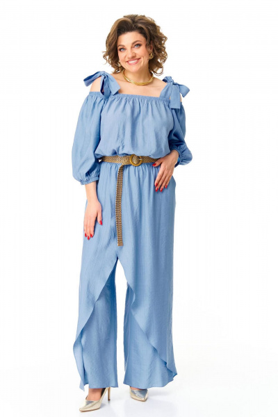 Комбинезон VI ORO VR-1176 небесный - фото 5