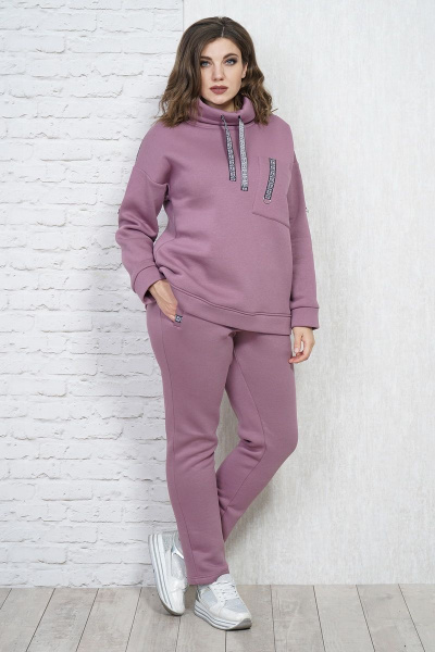 Брюки, джемпер Белтрикотаж 4314 сирень - фото 4