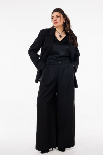 Брюки, жакет Anelli 1217 черный_кролик - фото 8