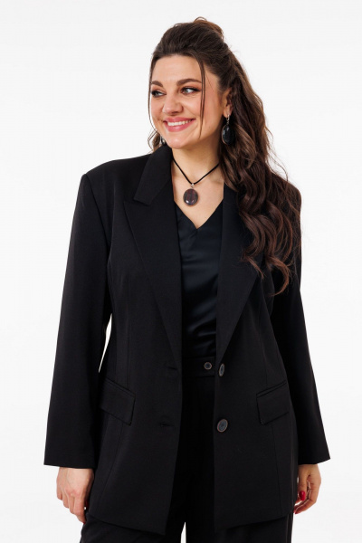 Брюки, жакет Anelli 1217 черный_кролик - фото 10