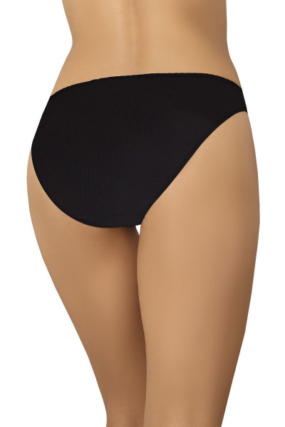 Трусы женские слит из эластичного кружева и трикотажа Teyli 112 черный - фото 2