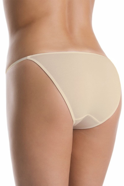 Трусы женские слит из эластичного полотна с средней линией Teyli 113 бежевый - фото 2