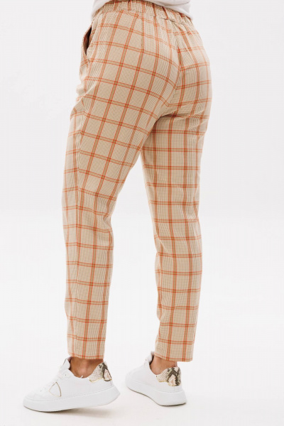 Бомбер и брюки в стиле спорт-шик с принтами для демисезона Fantazia Mod 4349 - фото 6