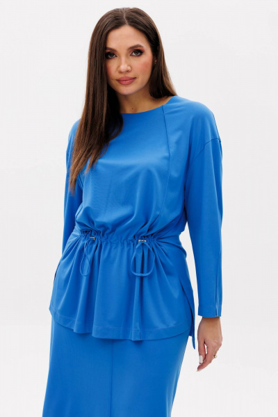 Трикотажный костюм с юбкой в стиле кежуал Fantazia Mod 4716 - фото 2