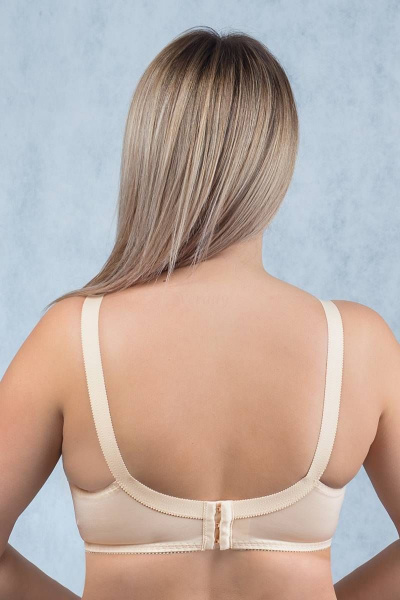 Бюстгальтер базовый из комфортного трикотажа Verally 213-5 бежевый - фото 4