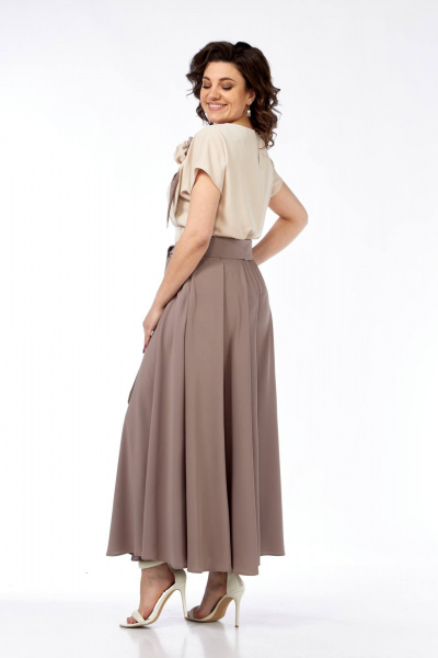 Платье Ольга Стиль С-912 беж-пудра - фото 6