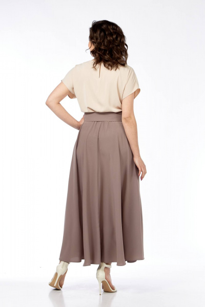 Платье Ольга Стиль С-912 беж-пудра - фото 5