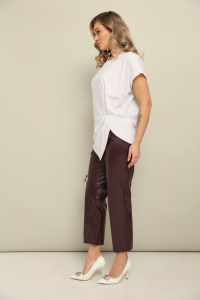 Брюки LM М20 бордо - фото 6