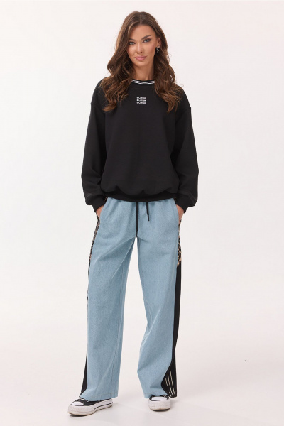 Джемпер Butеr 3059 черный - фото 3