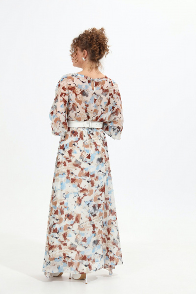 Платье NikVa 963-1 акварель - фото 7