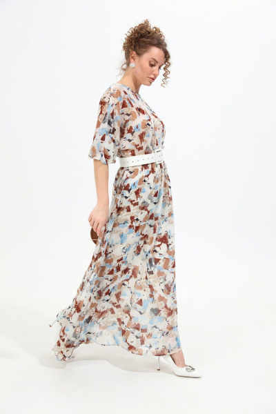 Платье NikVa 963-1 акварель - фото 6