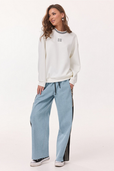 Брюки Butеr 3037 голубой - фото 7