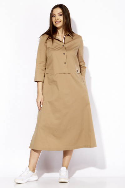 Платье TAiER 1270 песочный - фото 1