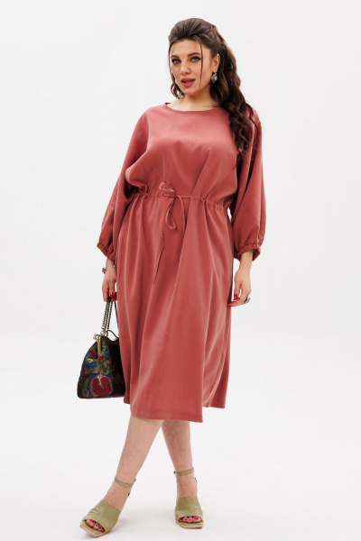 Платье Anelli 1245 тигровая_лилия - фото 7