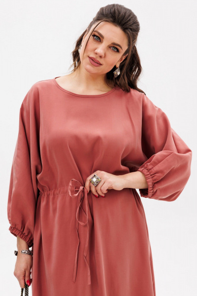 Платье Anelli 1245 тигровая_лилия - фото 6