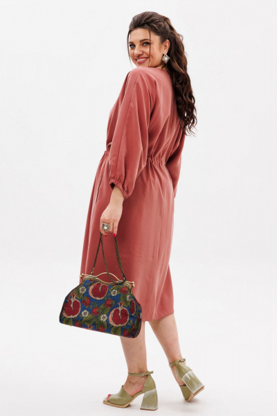 Платье Anelli 1245 тигровая_лилия - фото 5