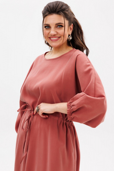 Платье Anelli 1245 тигровая_лилия - фото 4