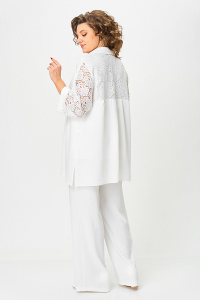 Брюки, жакет, топ Svetlana-Style 2025 молочный - фото 9