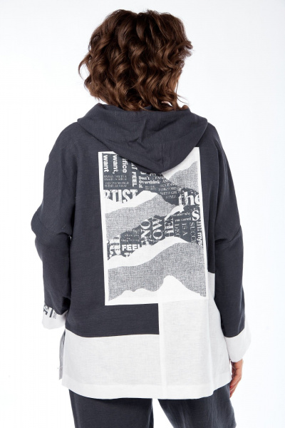 Брюки, кардиган Диомант 2045 серый - фото 8