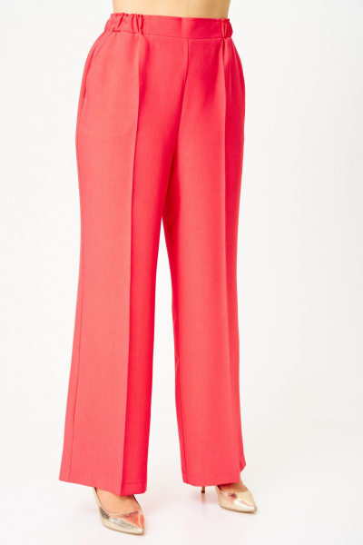 Брюки, жакет ANASTASIA MAK 1258 рубиновый - фото 7