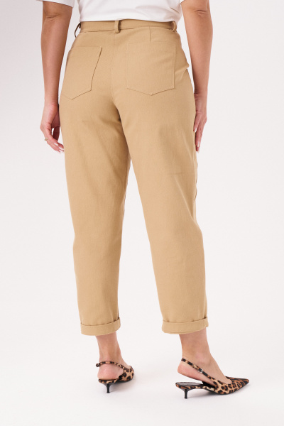 Брюки Панда 16460 бежевый - фото 4