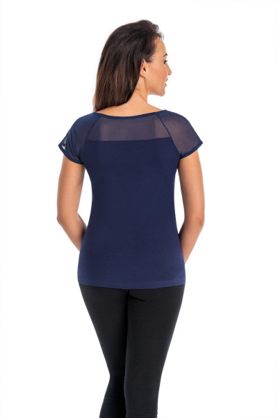 Блуза Teyli 179222-1/158,164 синий - фото 2