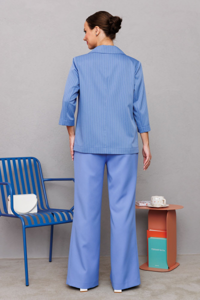 Брюки, жакет Mubliz 268 голубой - фото 6