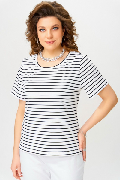 Брюки, джемпер, бомбер Fita 4013 серо-белый - фото 7