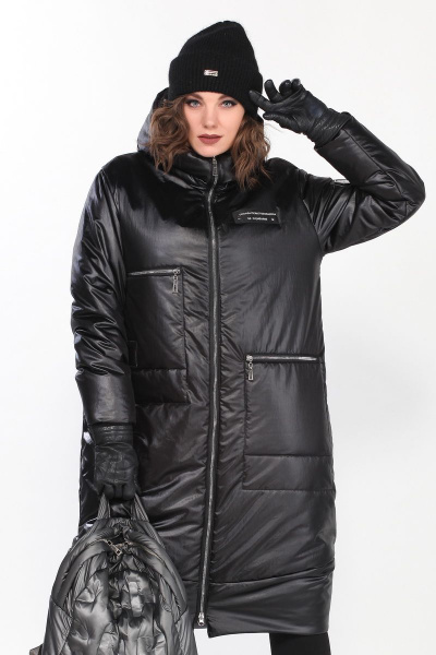 Пальто Lady Secret 8283 черный - фото 8