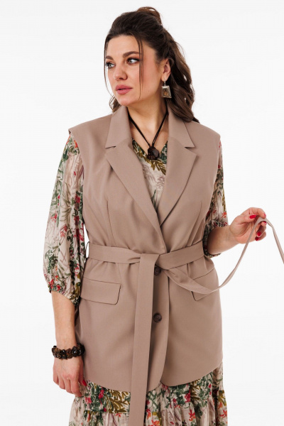 Жилет Anelli 1502 тосканский_песок - фото 9