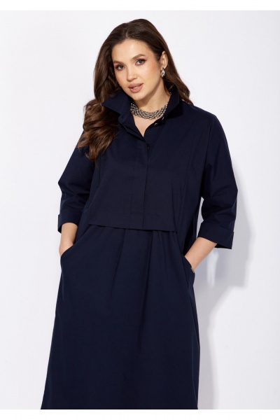 Платье TAiER 1346 синий - фото 5