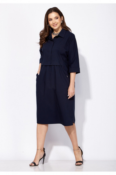 Платье TAiER 1346 синий - фото 2
