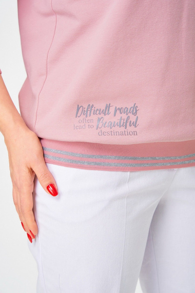 Блуза БелЭльСтиль 870-3_18_22 пудра - фото 6