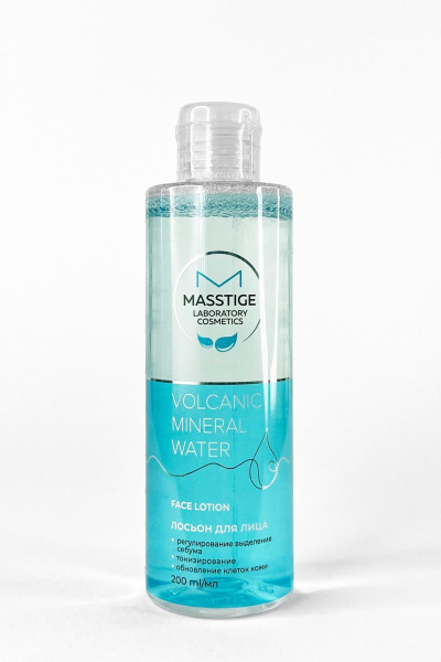 Тоник для лица Masstige VOLCANIC MINERAL WATER Лосьон для лица 200 мл - фото 1