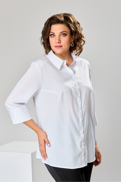 Блуза, брюки, жилет Romanovich Style 3-1759 чёрный/полоска - фото 5