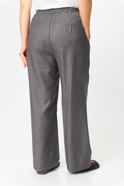 Брюки, жакет OVERYOU М193 серый_оранж - фото 7