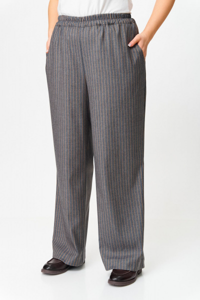 Брюки, жакет OVERYOU М193 серый_оранж - фото 6