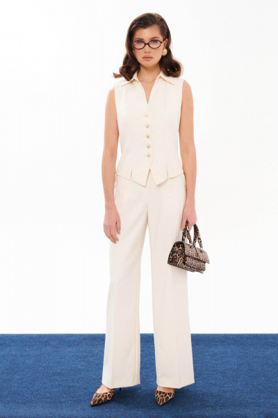 Брюки Панда 100160 молочный - фото 1