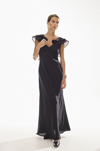 Платье DAVA 1218 черный - фото 6