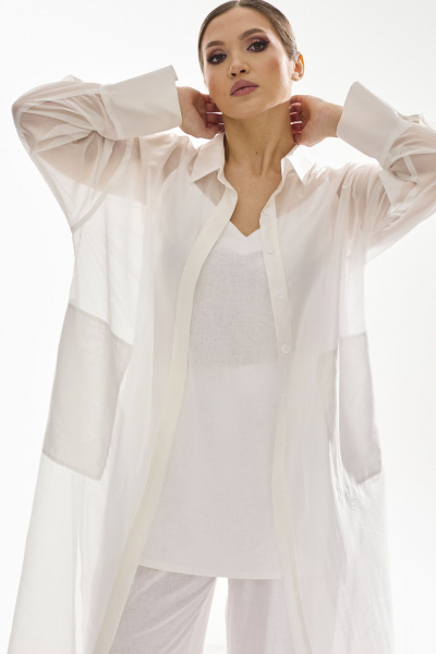Блуза DAVA 4209 белый - фото 6