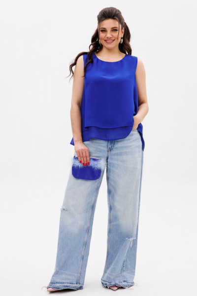 Блуза Anelli 1349 глубина_лета - фото 8