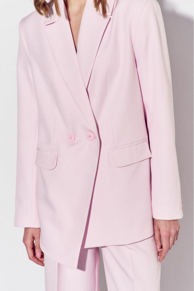 Брюки, жакет COCKTAIL 1050 пудра - фото 8