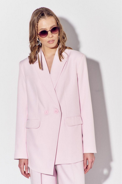 Брюки, жакет COCKTAIL 1050 пудра - фото 7