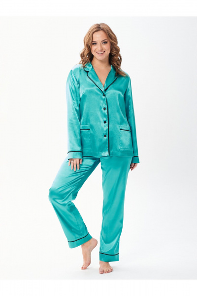 Блуза, брюки Condra 6087 мята - фото 3