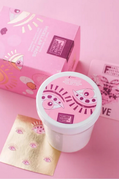 Мицеллярные диски FAMILY FOREVER FACTORY Pure Boom Мицеллярные диски для снятия макияжа, 60шт - фото 3