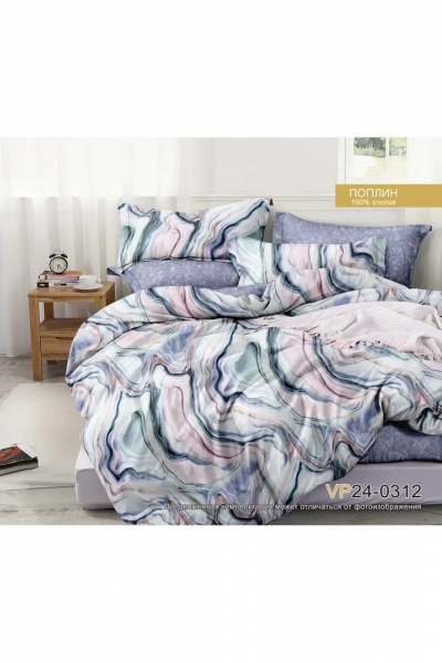Наволочка, пододеяльник, простыня СонМаркет Поплин VP24-0312 2-х спальный - фото 1
