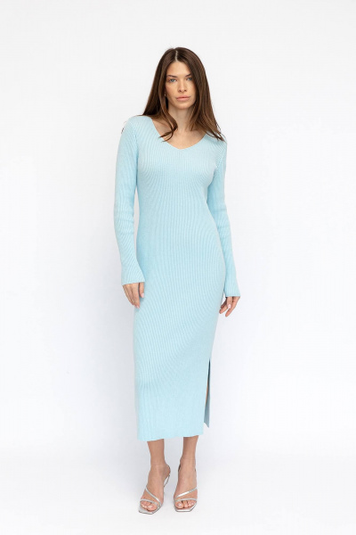 Платье Romgil РВ0026-ХЛ2 бледно-голубой - фото 7