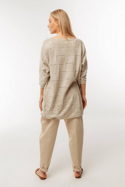 Кардиган Romgil 402ТЗ светло-бежевый - фото 6