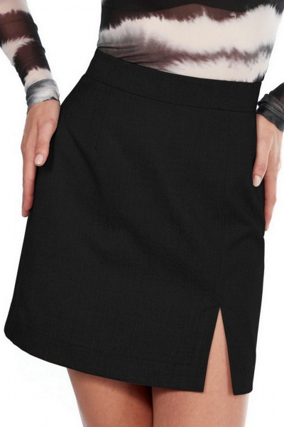 Жакет, юбка LadyThreeStars 2444 черный - фото 3