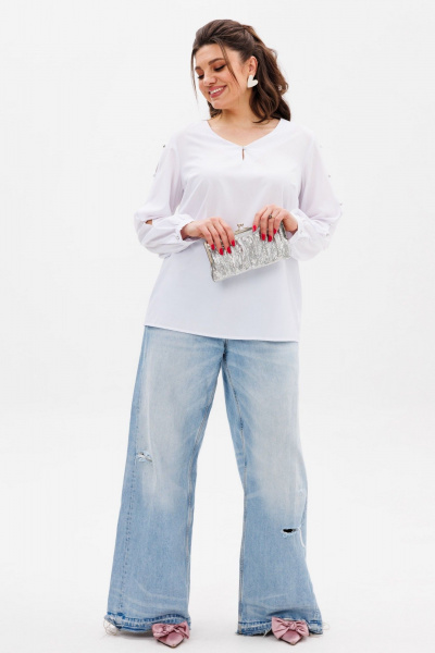 Блуза Anelli 1377 цвет_света - фото 8